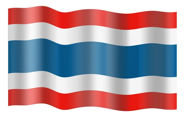 Bandera de Tailandia — Foto de Stock