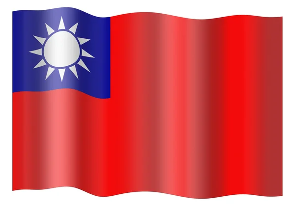 Флаг Тайваня — стоковое фото