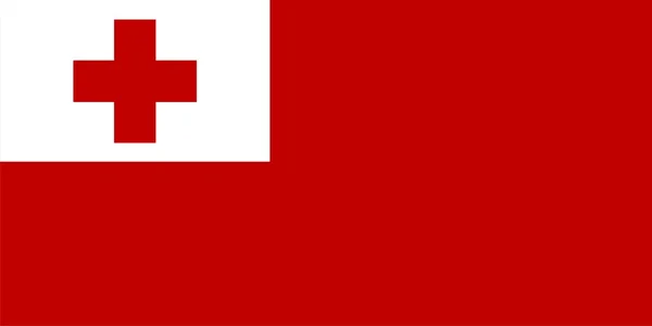 Flag of Tonga — Stock Photo, Image