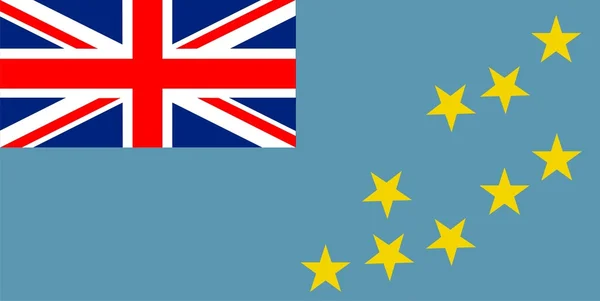 Bandeira de tuvalu — Fotografia de Stock