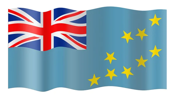 Flagga tuvalu — Stockfoto