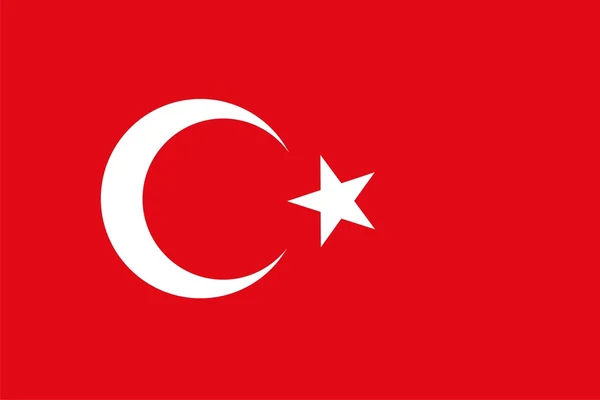 Flaga Turcji — Zdjęcie stockowe