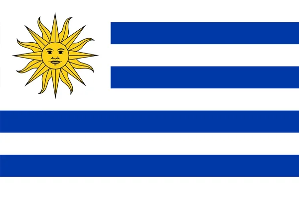Flag of Uruguay — Stock Photo, Image