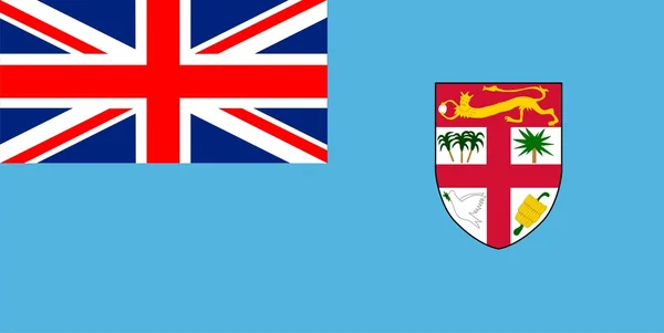 斐济的旗子 — 图库照片