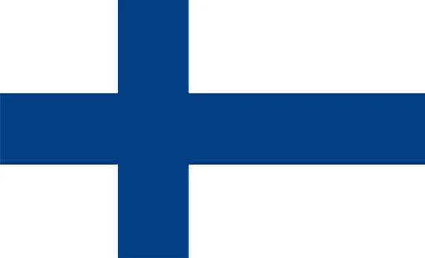 Finlandia Bandiera — Foto Stock