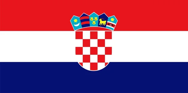 Bandera de Croacia — Foto de Stock