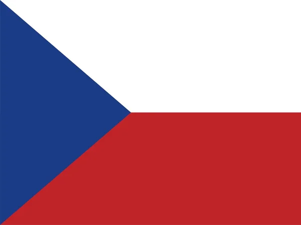 Česká republika vlajka — Stock fotografie
