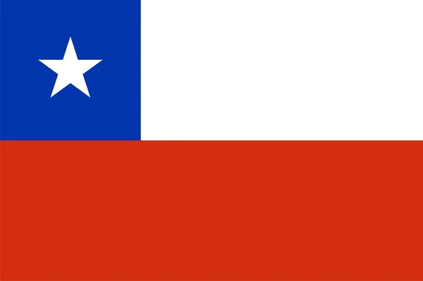 Drapeau du Chili — Photo