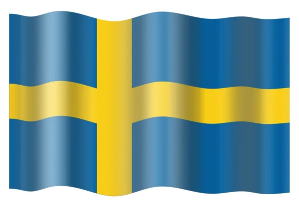 Suecia bandera — Foto de Stock