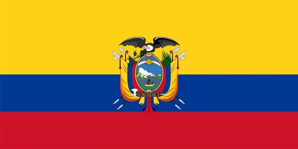 Ecuadors flag - Stock-foto