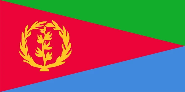 Vlag van eritrea — Stockfoto