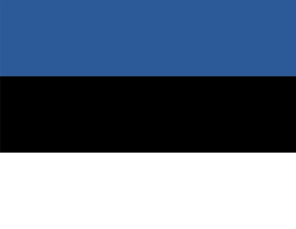 Estónia Bandeira — Fotografia de Stock