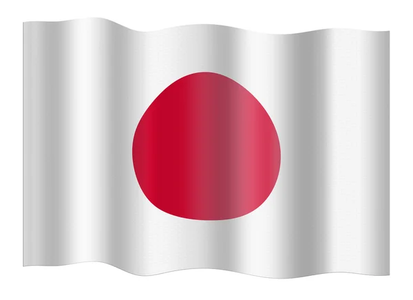 Flaga Japonii — Zdjęcie stockowe