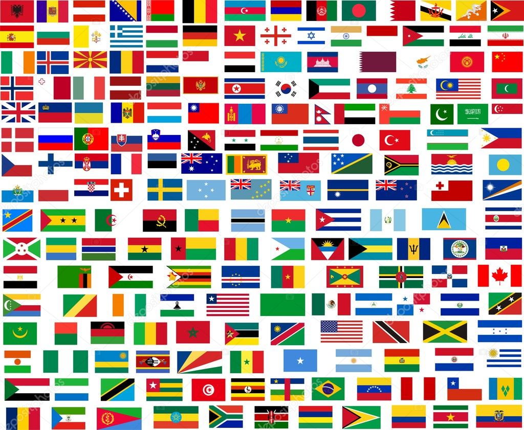 Flags of all world countries — Stock Photo © Jim_Filim #1195371