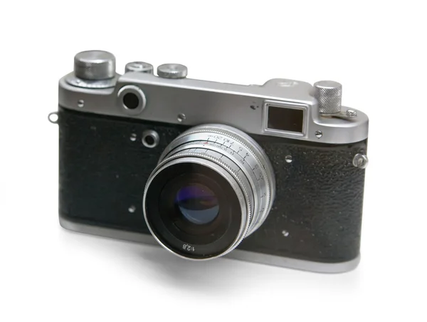 Old grungy retro photo camera — Stock Photo, Image