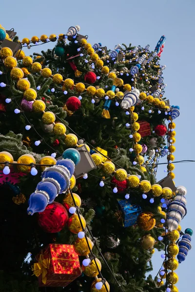 Primer plano de la decoración Árbol de Navidad — Foto de Stock