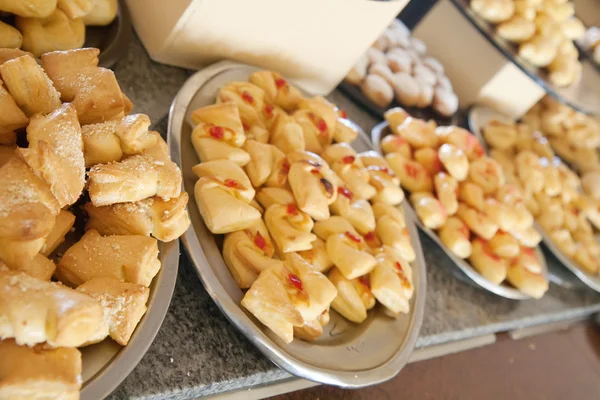 Pastelería fresca en buffet — Foto de Stock