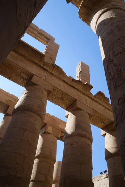 Kolumner i karnak-templet — Stockfoto