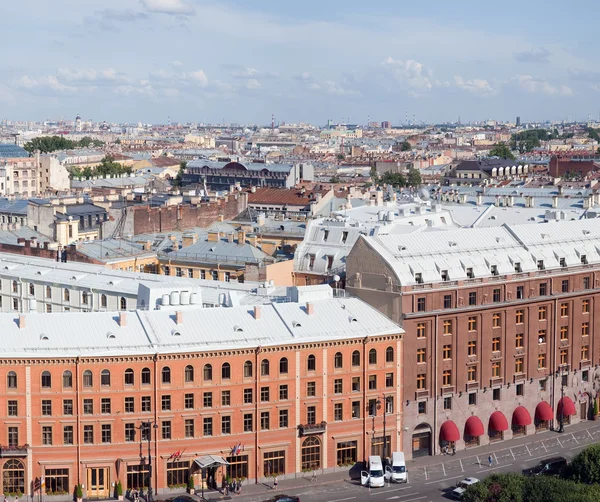 Вид зверху Санкт-Петербурга — стокове фото