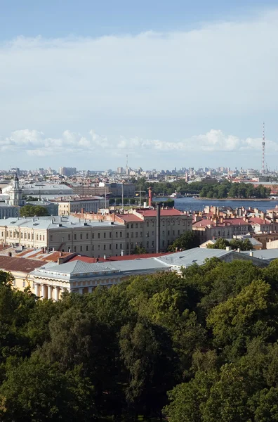 Вид зверху Санкт-Петербурга — стокове фото