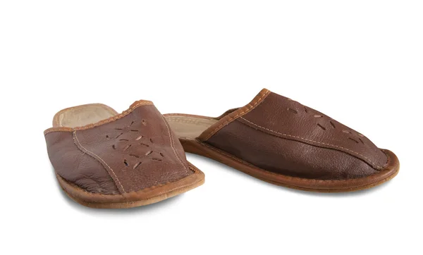 Brown slipper — стокове фото