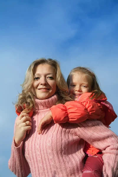 Matka s dcerou — Stock fotografie