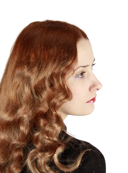 Menina de cabelos longos — Fotografia de Stock