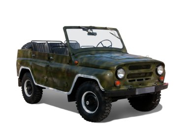 Military car clipart