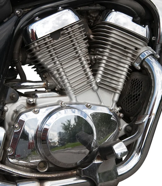 Gros plan du moteur de moto — Photo