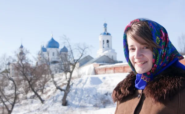 Uśmiechnięte dziewczyny w Rosji — Zdjęcie stockowe