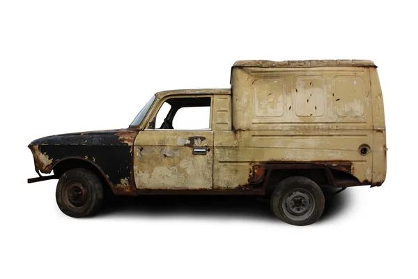 Παλιό εγκαταλελειμμένο αυτοκίνητο — Φωτογραφία Αρχείου