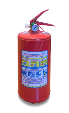 Fire extinguisher cylinder clipart