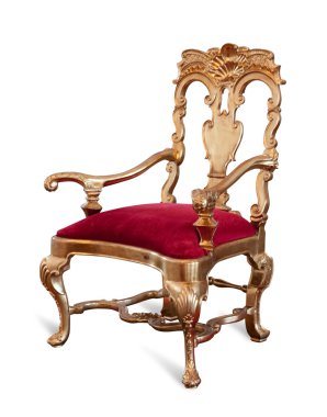 Golden throne clipart