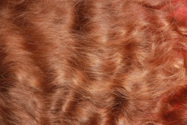 Rote Haare strukturiert — Stockfoto