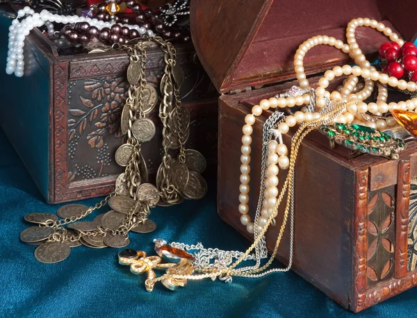 Closeup of Treasure chest — Stock Photo, Image