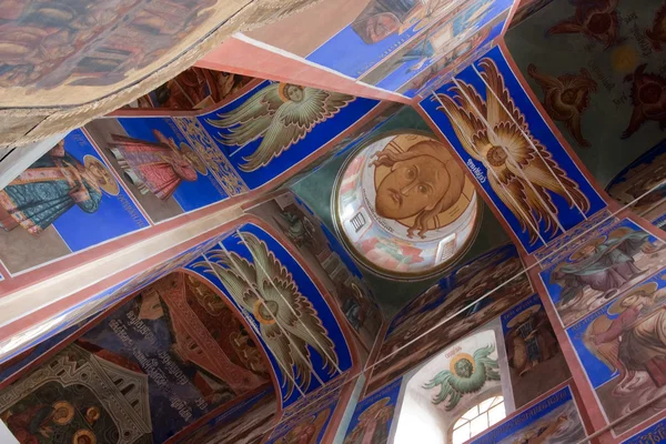 Fresken in russisch-orthodoxer Kirche — Stockfoto