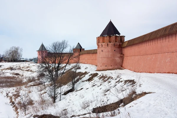 Monasterio-fortaleza en Suzdal — Foto de Stock