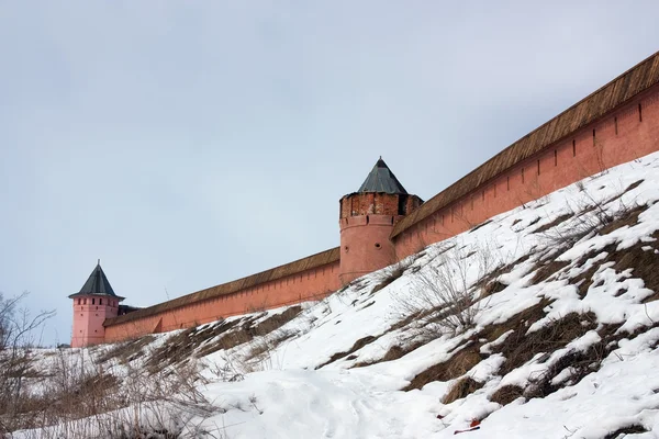 Монастырь-крепость Суздаля — стоковое фото