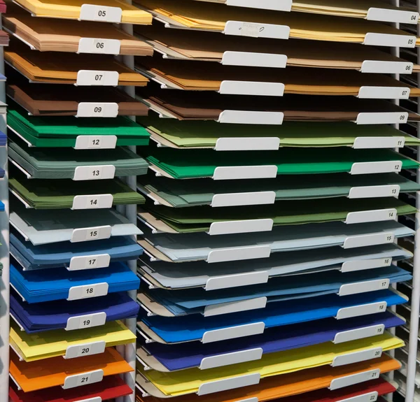 Set of colored papers — Stock Photo, Image