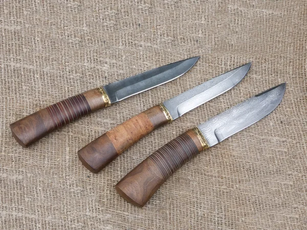 Tangan dibuat pisau abad pertengahan — Stok Foto
