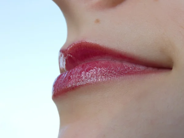 Usta dziewczyny — Zdjęcie stockowe