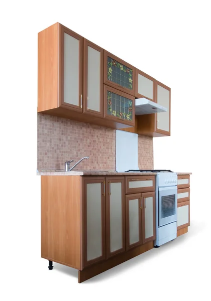 Нові меблі кухонні — стокове фото