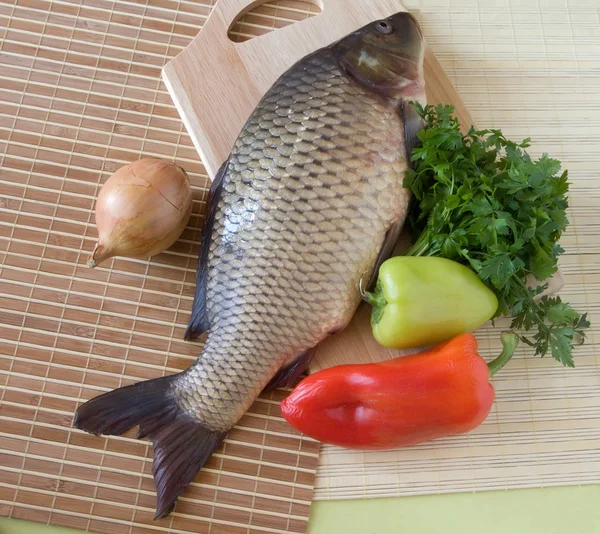 Carp fish close-up — Stock Photo, Image