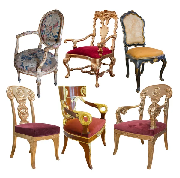 Några vintage stolar — Stockfoto