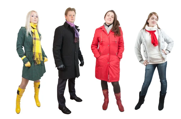 In wintry clothes — Stock Photo, Image