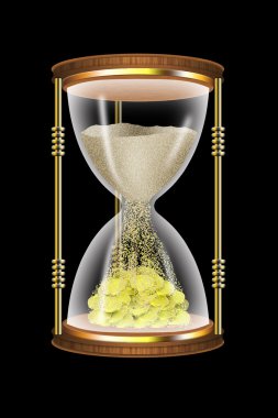 Time is a money clipart