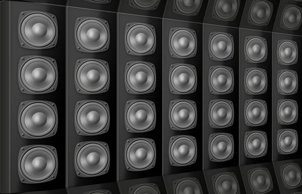 Background from voice loud speakers — Stock Photo, Image
