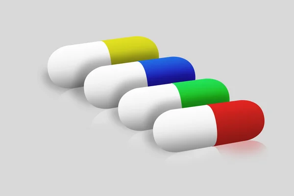 Chetyri av p-piller — Stockfoto