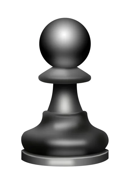 En schack-figur är en bricka — Stockfoto