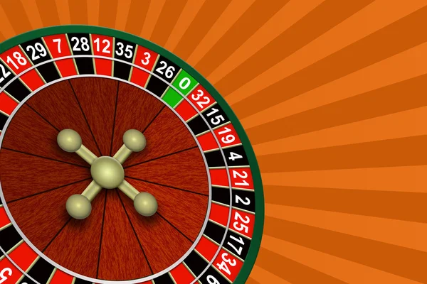 Roulette on an abstract background — Stock Photo, Image